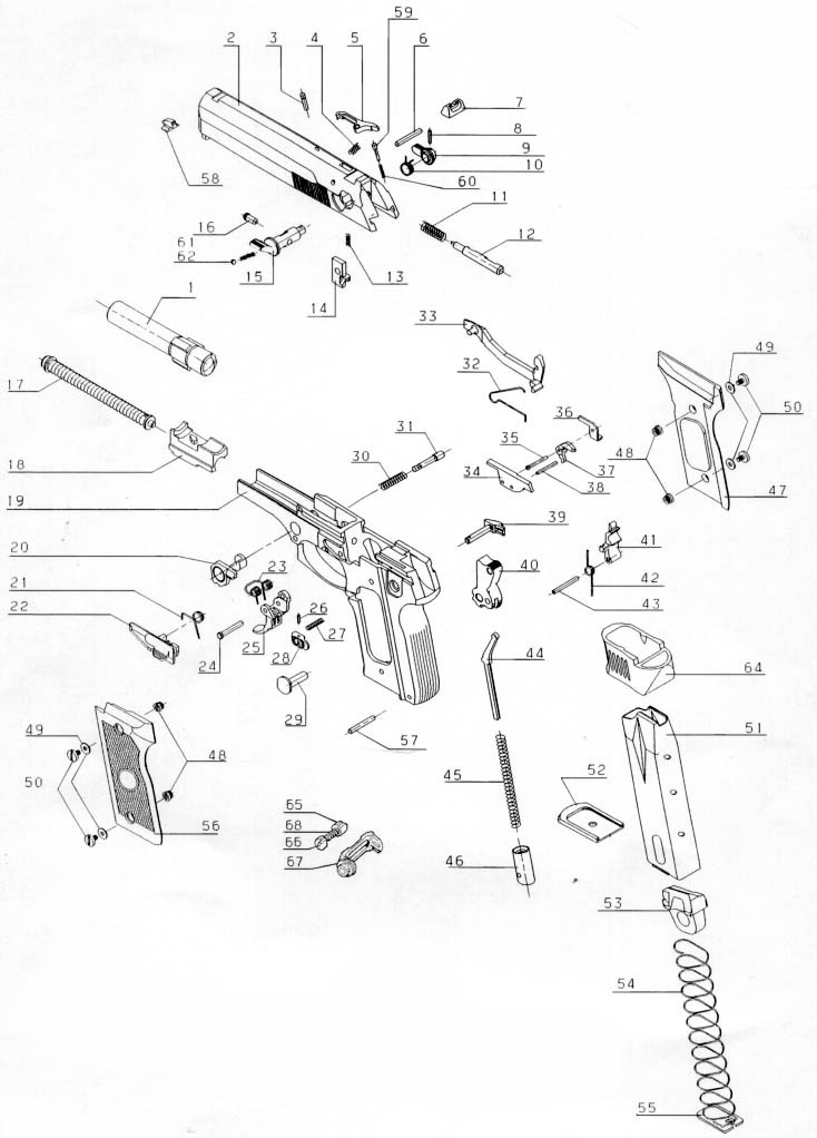 Beretta Web - Free Schematic and Spare parts list Model 8000 Series